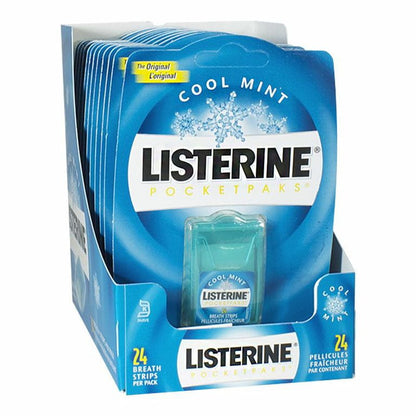 LISTERINE POCKET PK COOL MINT 12X24CT