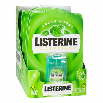 LISTERINE POCKET PK FRESH BURST 12X24CT