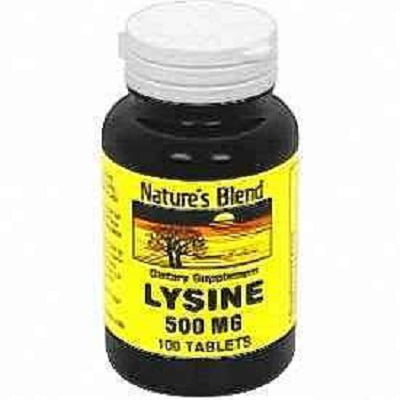 LYSINE 500MG TABLET 100CT NAT BLEND