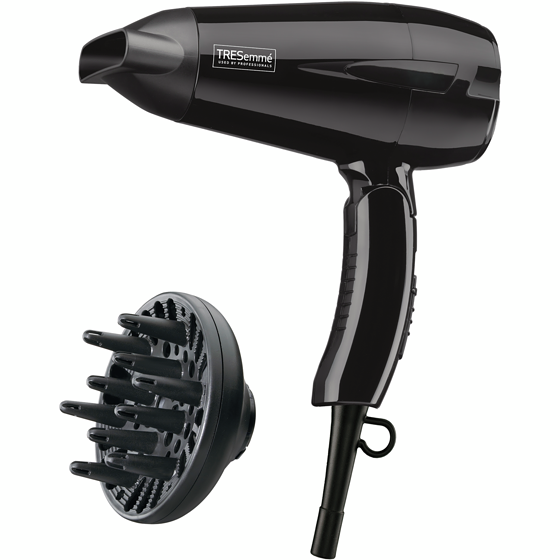 CONAIR 1875 Watt Compact Blow Dryer with Folding Handle - Gray