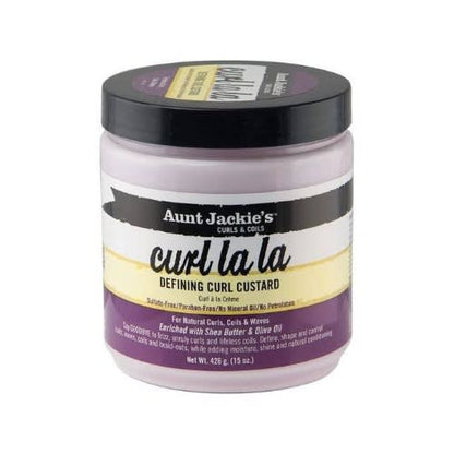 Aunt Jackies Curl La La Defining Curl Custard 15oz Jar