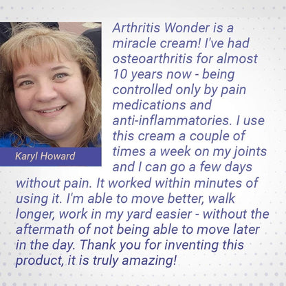 ARTHRITIS WONDER PAIN RELIEVNG CRM 4OZ