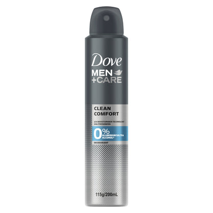 Dove Deodorant 3oz Mens Clean Comfort 1/4 Moisturizer