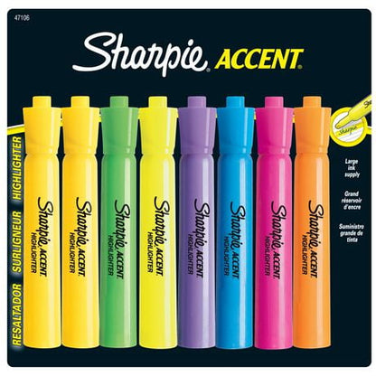 SHARPIE TANK HIGHLITR 5PK ASST