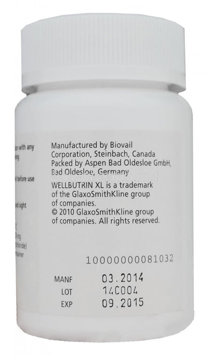 WELLBUTRIN XL TB 300MG 30