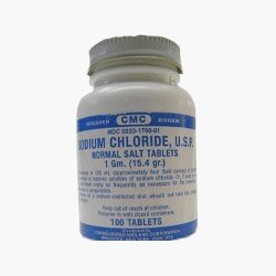 SODIUM CL TB 1GM 100