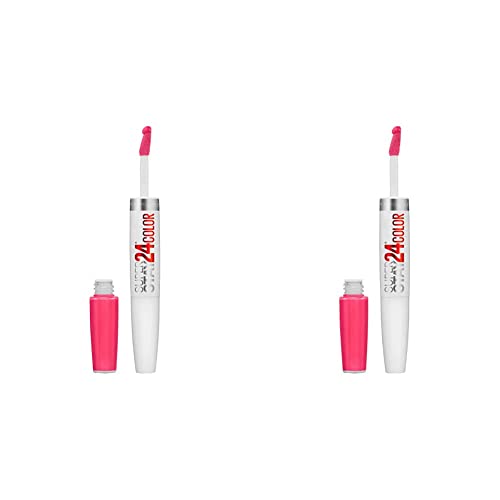 MAYBELLINE New York Super Stay 24 Hour Long-Lasting 2-Step Liquid Lipstick, So Pearly Pink, 0.78 oz