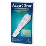 ACCU-CLEAR PREG TS 2 VALPK