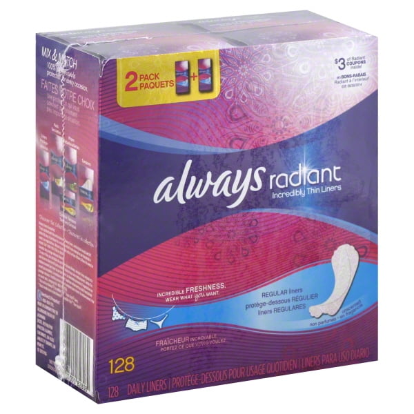 ALWAYS RADIANT MULTISTY LINER 3X108CT DS