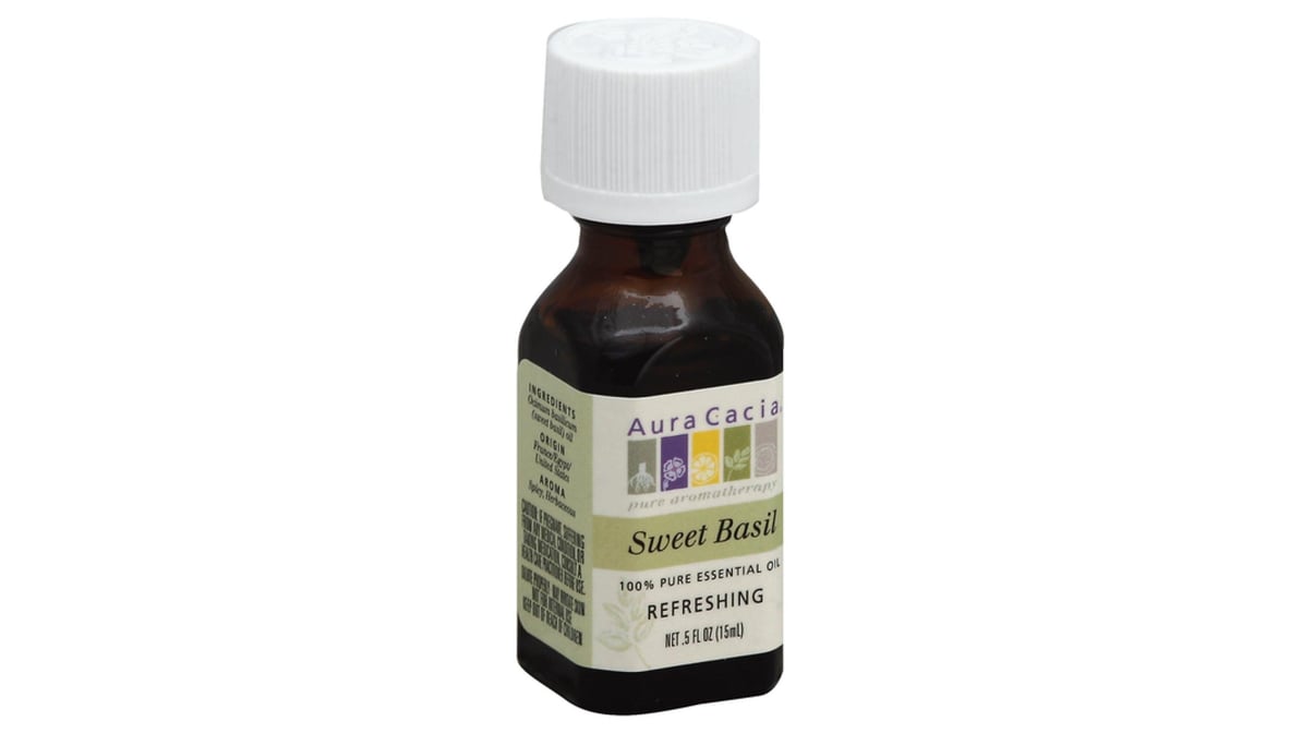 AURA CACIA ESSENTIAL OIL,SWEET BASIL