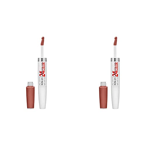 MAYBELLINE New York Super Stay 24 Hour Long-Lasting 2-Step Liquid Lipstick, Endless Espresso, 0.78 oz