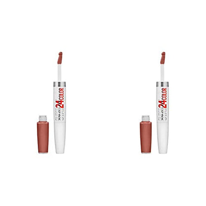 MAYBELLINE New York Super Stay 24 Hour Long-Lasting 2-Step Liquid Lipstick, Constant Cocoa, 0.78 oz