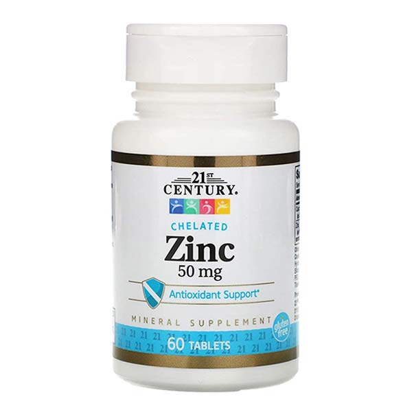 ZINC 50MG CHELATED TAB 110CT 21ST CENT