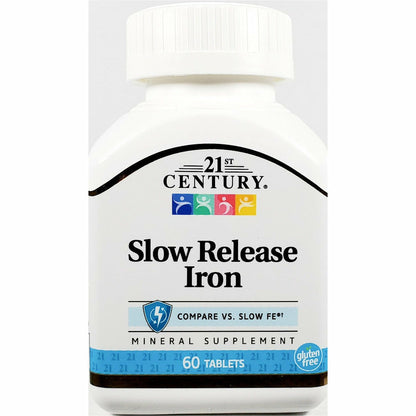SLOW RELEASE IRON 45MG TAB 60CT NAT TRU