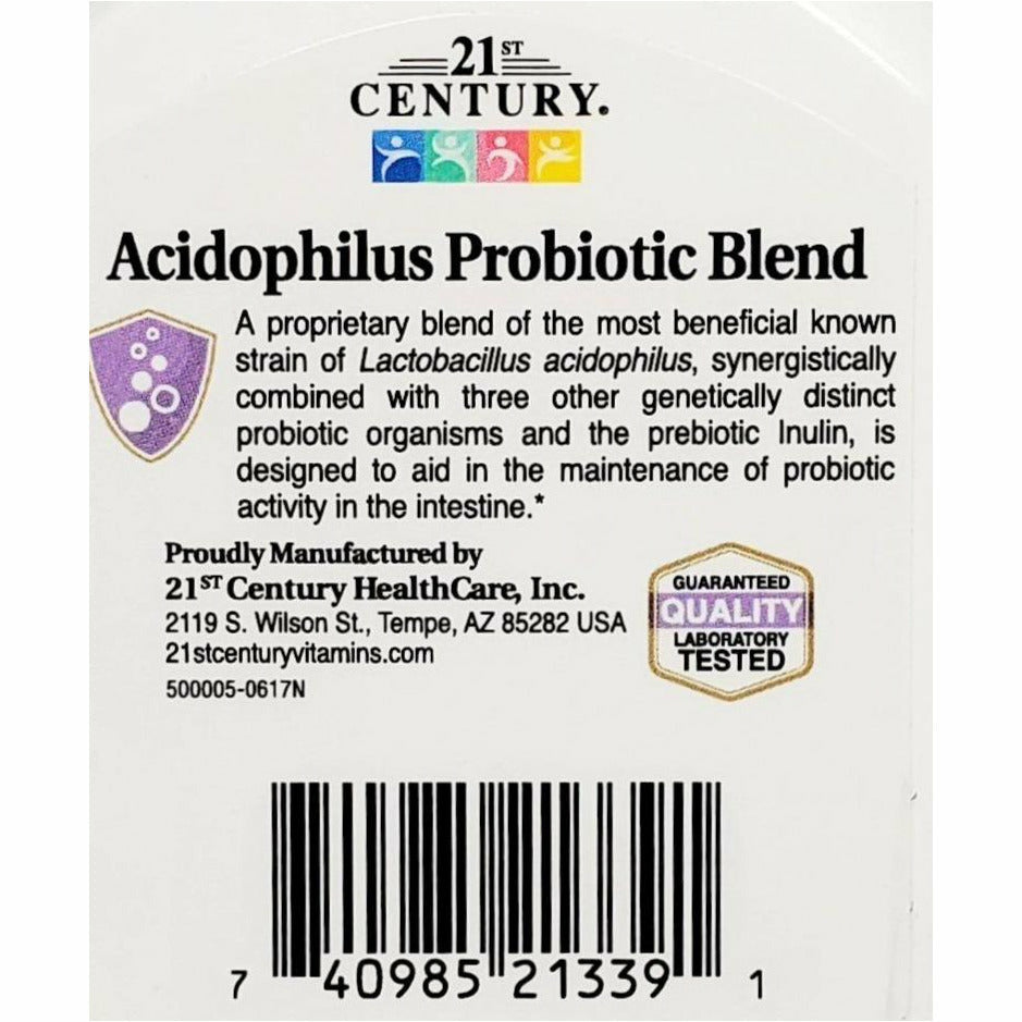 ACIDOPHILUS CAP 100CT 21ST CENTURY