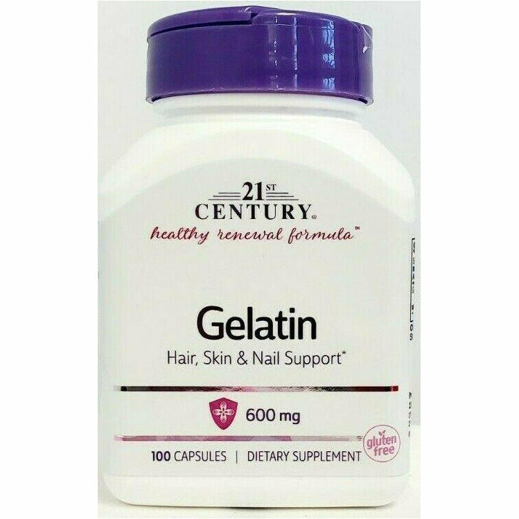 GELATIN 600MG CAP 100CT 21ST CENTURY