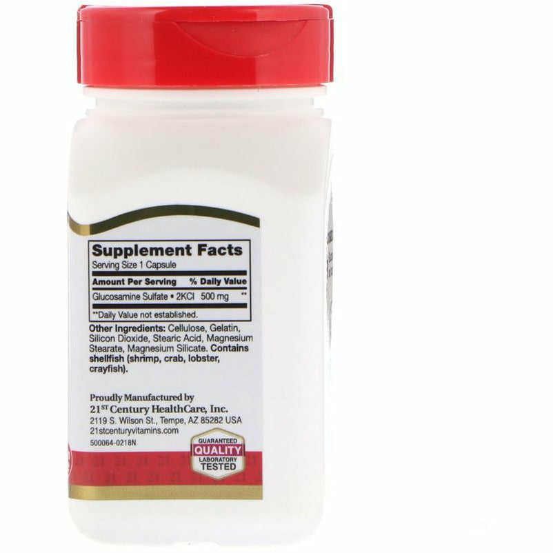 GLUCOSAMINE RELIEF 500MG CAP 60CT 21ST