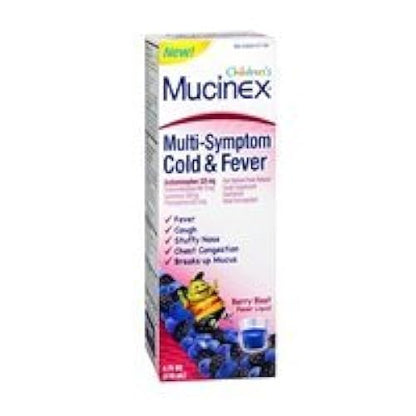 MUCINEX CHILD MULTI SYMPTOM BERRY 4OZ