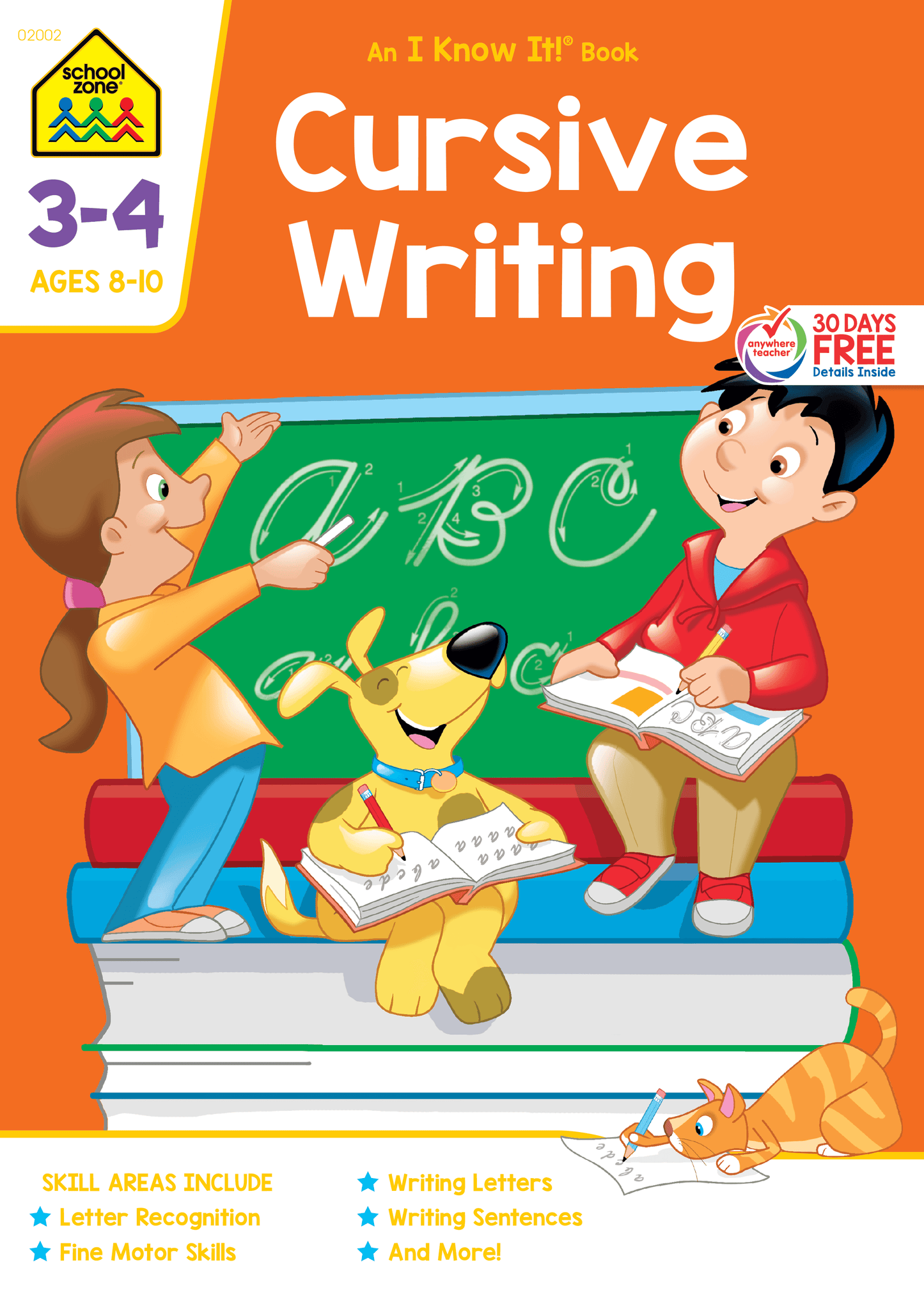 School Zone An I Know It Book Cursive Writing