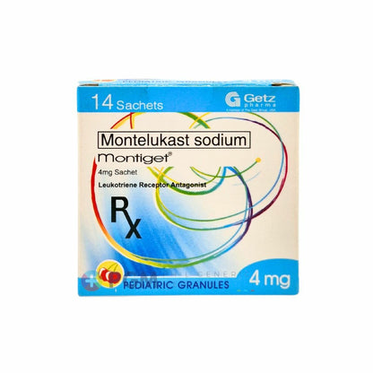 MONTELUKAST SODIUM CW 4MG 90