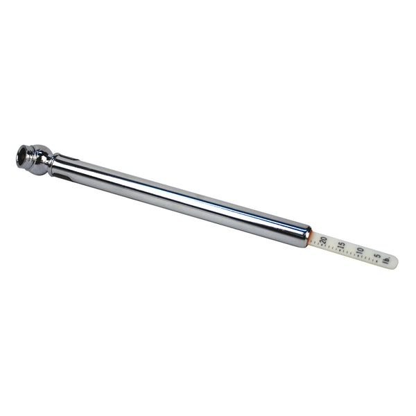 Custom Accessories 5-50 psi Chrome-Plated Tire Gauge