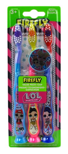 Firefly Toothbrush Lol Surprise Value Pack +Cap (6in)