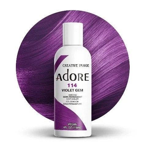 Adore Semi-Permanent Haircolor #114 Violet Gem 4oz