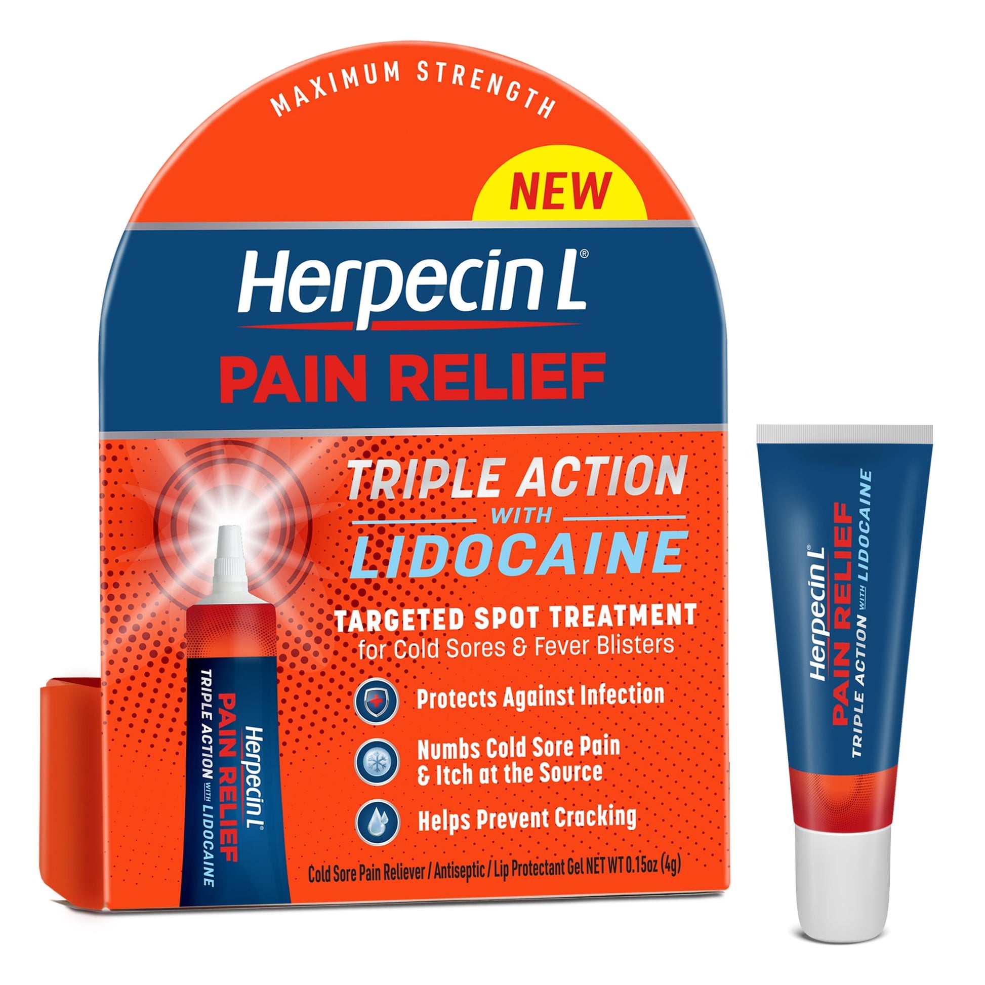 HERPECIN-L PAIN LIDOCAINE GEL 0.15OZ