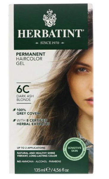HERBATINT HAIR COLOR,6C,DK ASH BLND