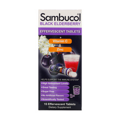 SAMBUCOL BLACK ELDERBERRY CHEW TAB 60CT