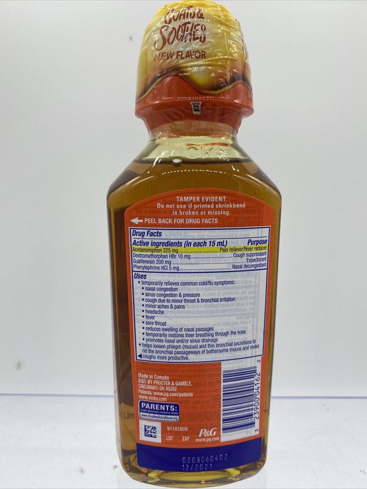 DAYQUIL SEVERE COLD & FLU HONEY LIQ 12OZ