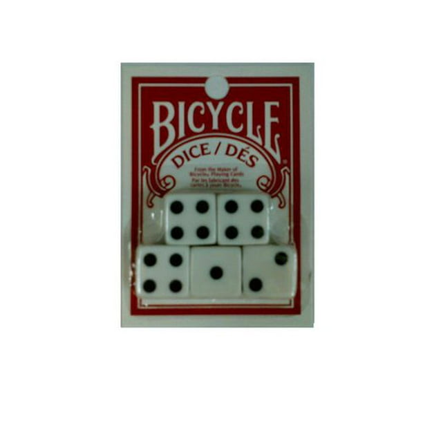 Bicycle Regulation Size Dice Set - Assorted, 5 count
