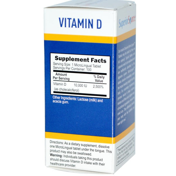 VITAMIN D3 10000 IU SGC 30