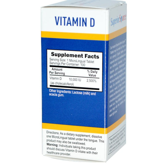VITAMIN D3 10000 IU SGC 30