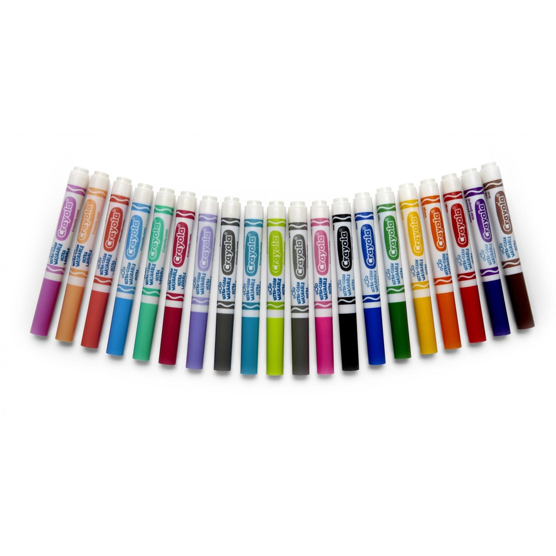 Crayola Ultra-Clean Color Max Washable Broad Line Markers - Bright Colors, 10 count