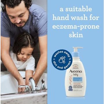 Aveeno Baby Moisturizing Wash Cleansing Therapy 8oz