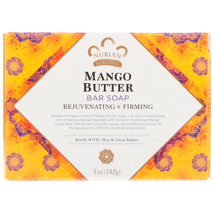 NUBIAN HERITAGE BAR SOAP,MANGO