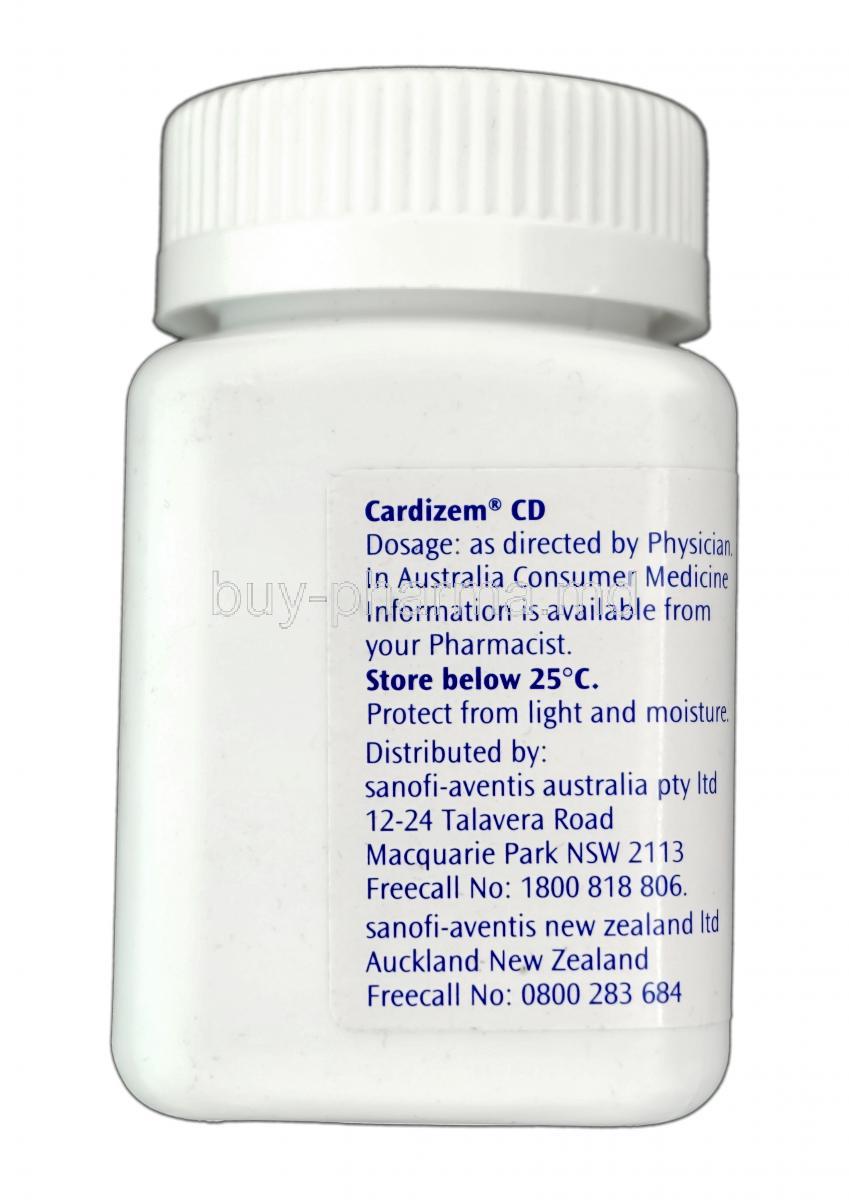 CARDIZEM CD CP 180MG 30 24H
