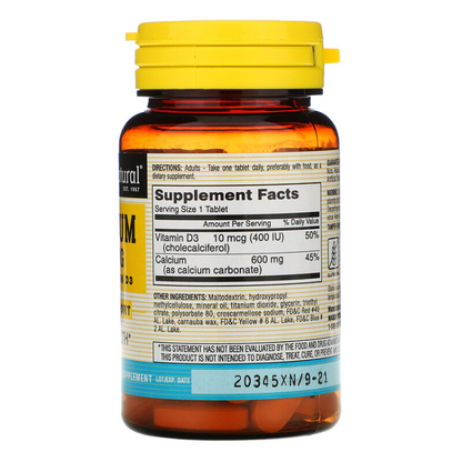 SUPER CALCIUM 600+ D3 CHW 100CT MASON
