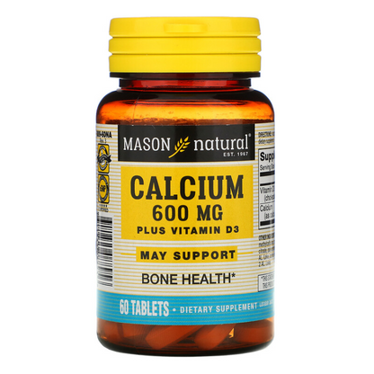 SUPER CALCIUM 600+ D3 CHW 100CT MASON