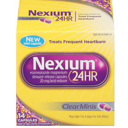 NEXIUM 24HR OTC 20MG CAPSULE 14CT