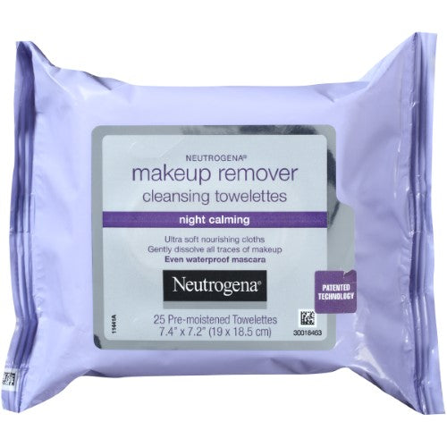 NEUTROGENA MAKEUP REMOV CLOTH CALM 25CT