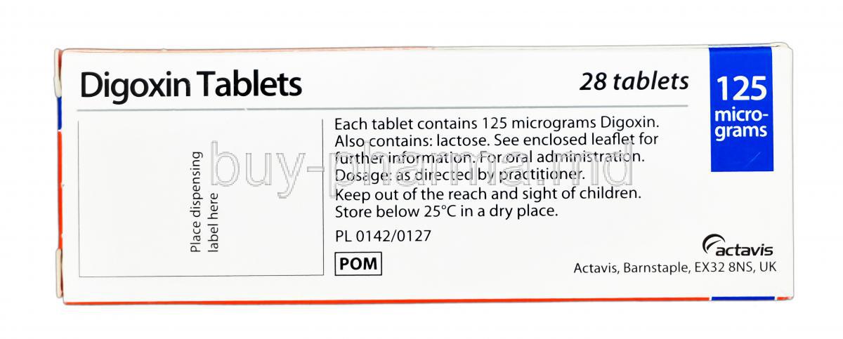 DIGOXIN TB 0.125MG 100