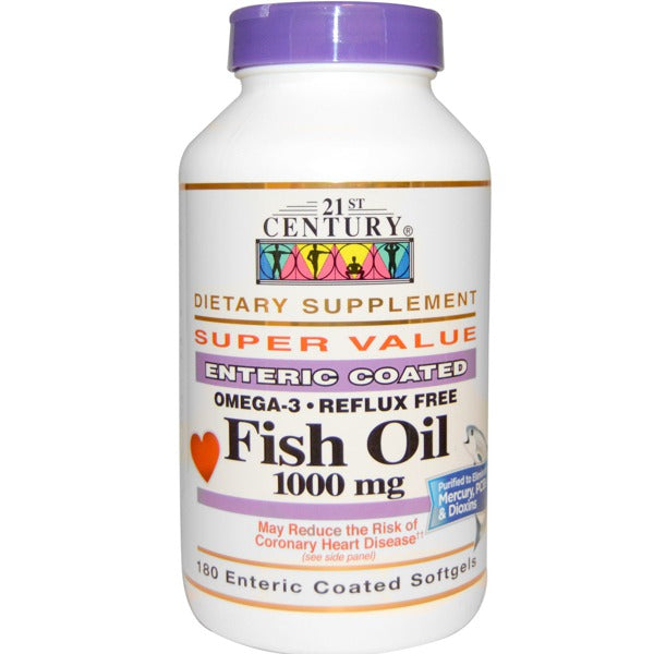 FISH OIL 1000MG SOFTGEL 120CT 21ST CENT