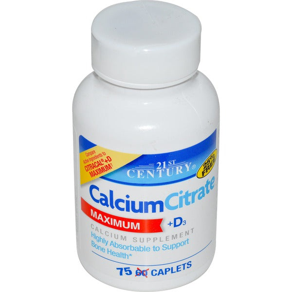 CALCIUM CITRATE +D TAB 200CT 21ST CENT