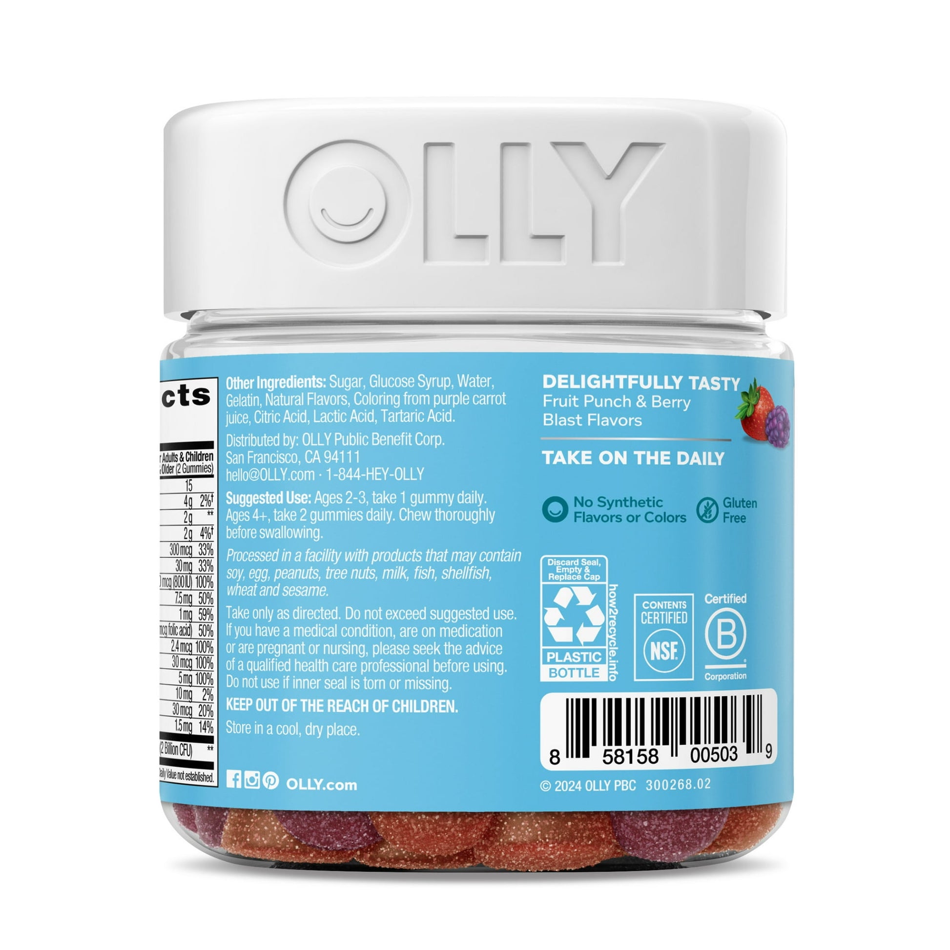 OLLY VITAMINS,MULTI,CHILD,BRY