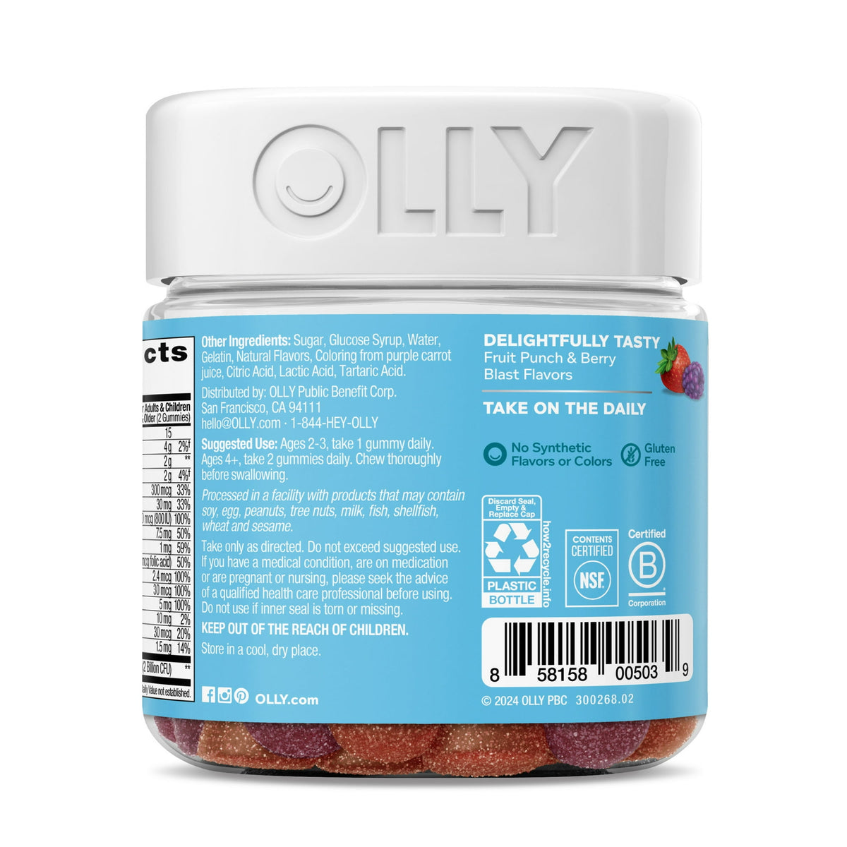 OLLY VITAMINS,MULTI,CHILD,BRY