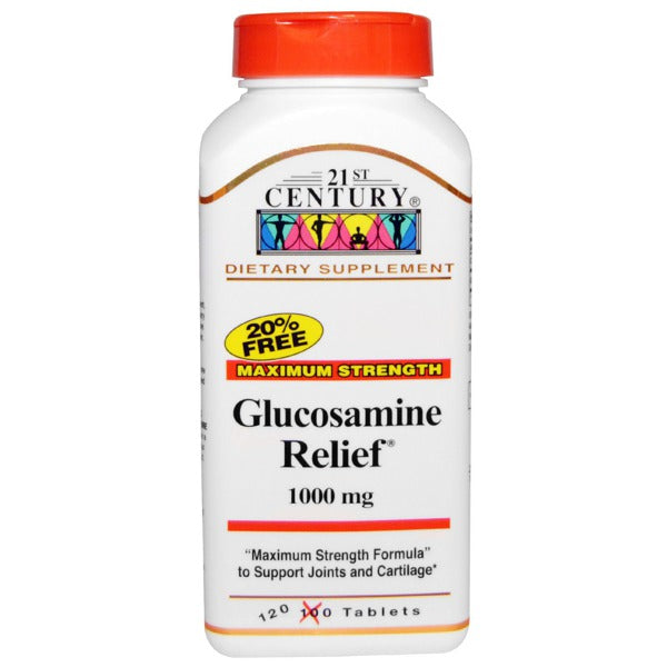 GLUCOSAMINE RELIEF 500MG CAP 60CT 21ST