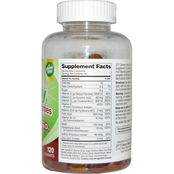 VITAJOY VITC 250MG GUMMY 60CT 21ST CENT