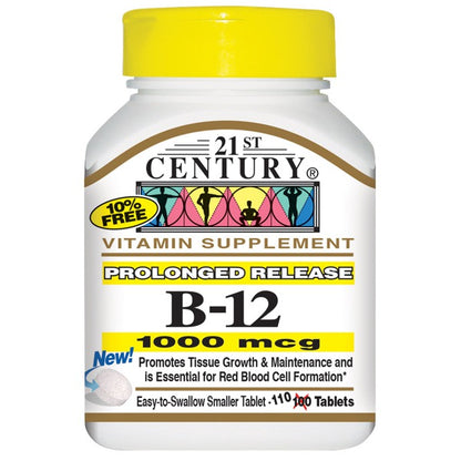 B-12 1000 MCG PROLONGED RELEASEE 110 CT